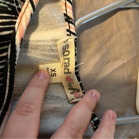 S.O. R.A.D by A Women’s Black and Pink Flare Mini Cut Out Dress EXTRA SMALL - Picture 5 of 5